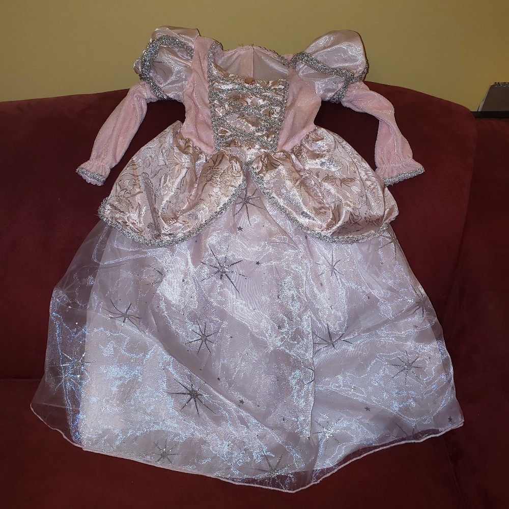 Pink & Silver Princess Play Dressup Dress 4T/5T
